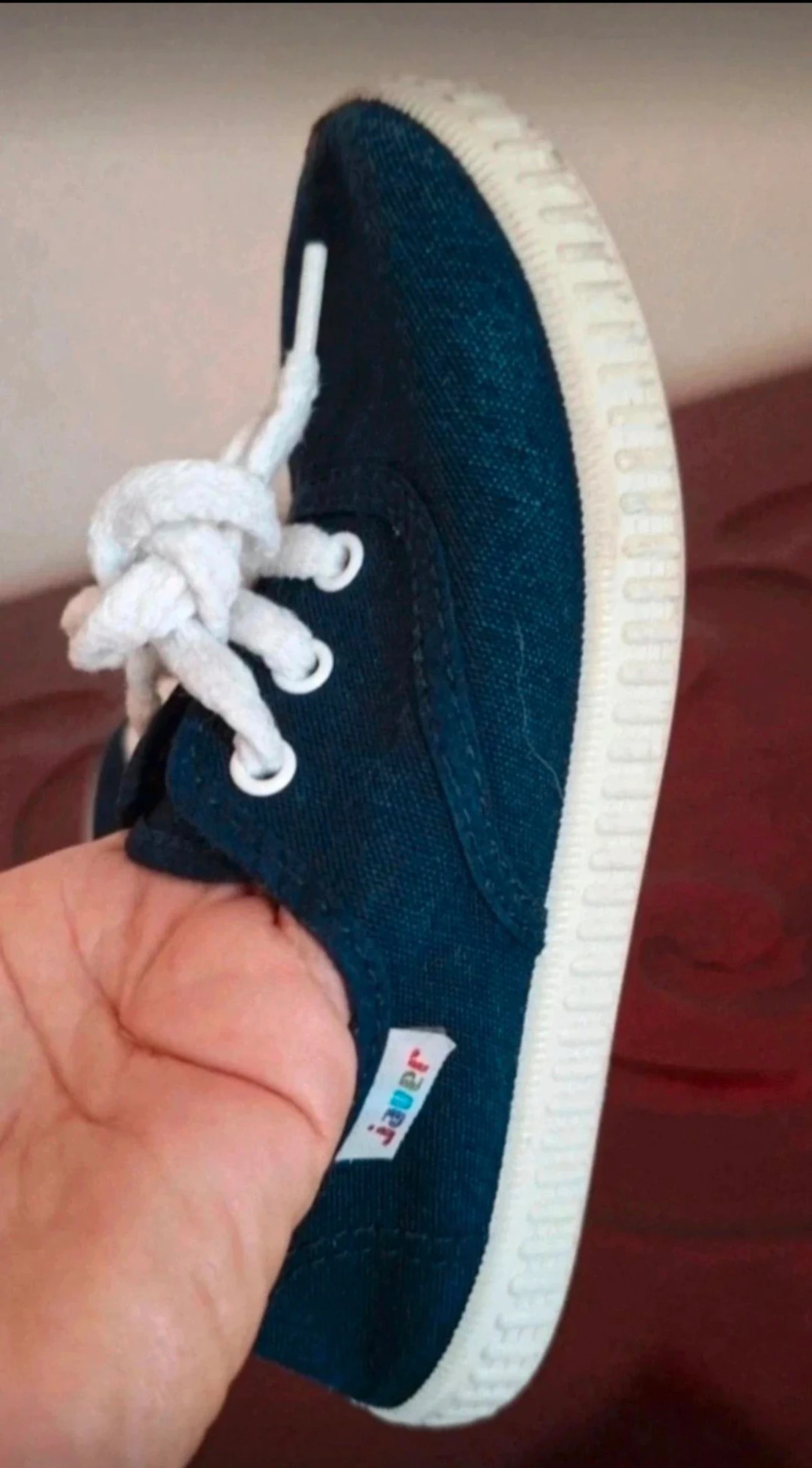 Zapatillas lona de niñ@,  talla 30. Azul marino – photo 4